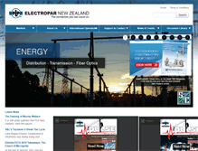 Tablet Screenshot of electropar.co.nz